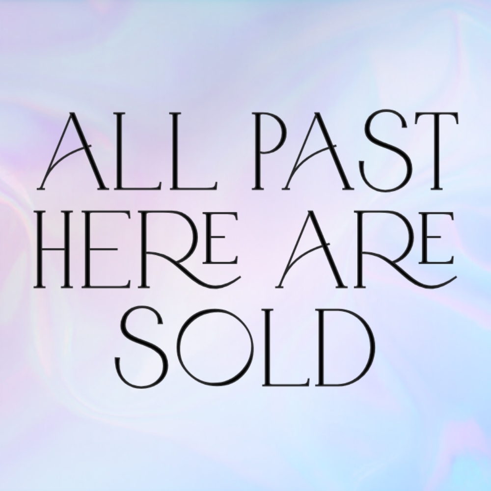 ALL ITEMS PAST HERE ARE SOLD!